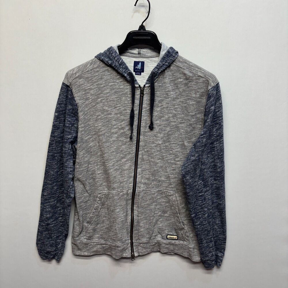 Johnnie-O Men Full Zip Hoodie Sweatshirt Size Large Cotton C090 -19